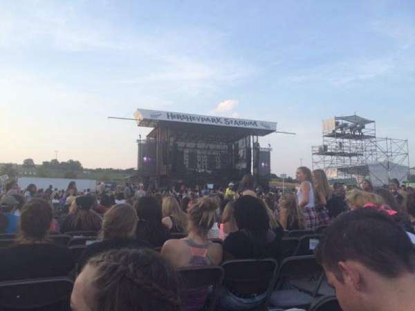 Hershey park Stadium, section: G, row: 72, seat: 40