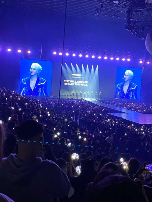 Oakland Arena, section: 110, row: 13, seat: 16