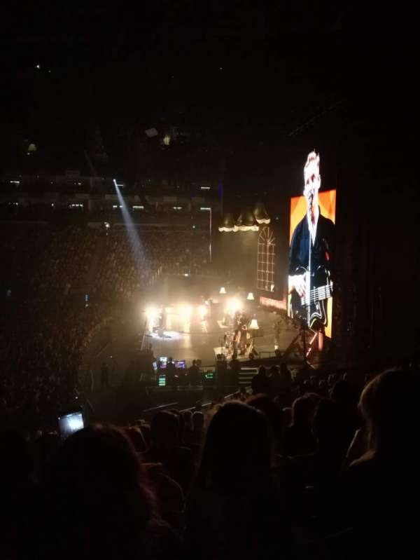 The O2, London, section: 113, row: Z, seat: 398