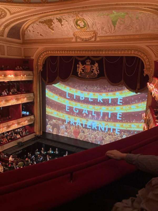 Royal Opera House, section: Amphitheatre, row: B, seat: 78