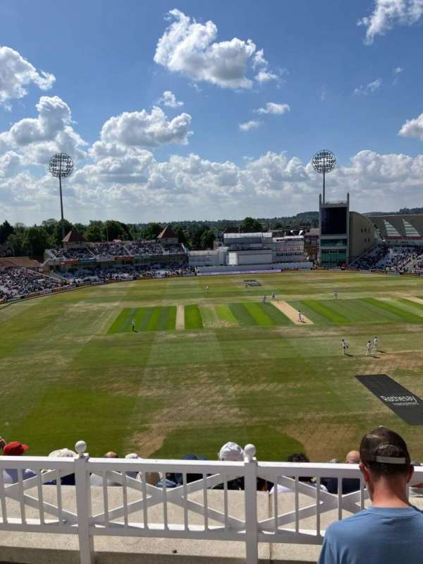 Trent Bridge, section: Radcliffe Road Upper East, row: C, seat: 69