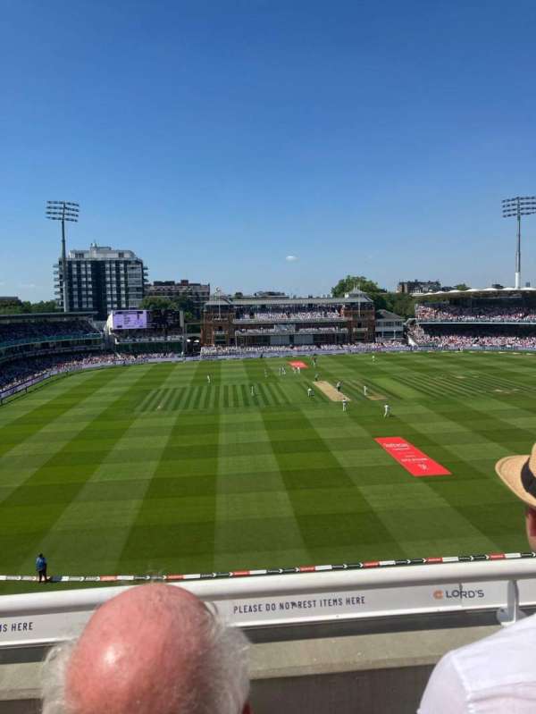 Lord's Cricket Ground, section: Edrich  Upper, row: B, seat: 57