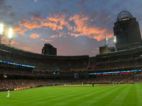 Great American Ball Park, section: 143, row: B, seat: 2