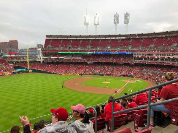 Great American Ball Park, section: 410, row: H, seat: 4