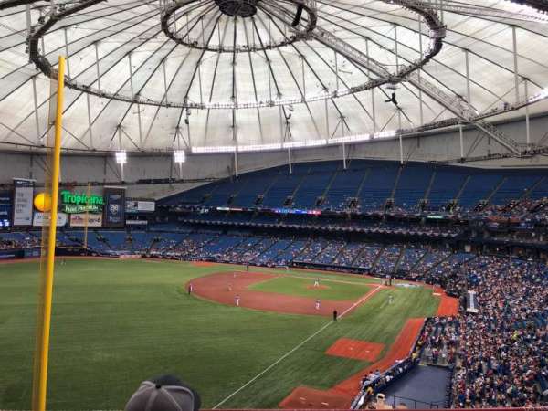 Tropicana Field, section: 341, row: C, seat: 9