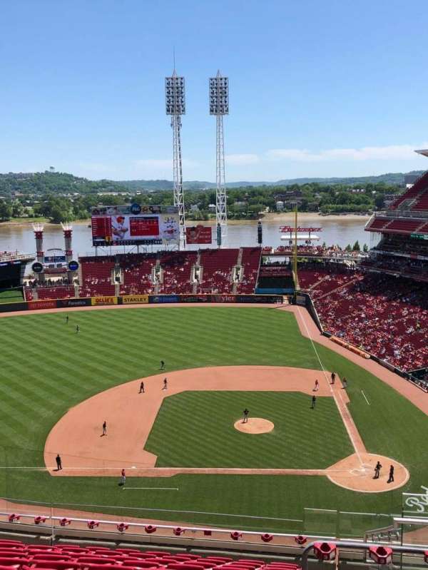 Great American Ball Park, section: 520, row: K, seat: 3