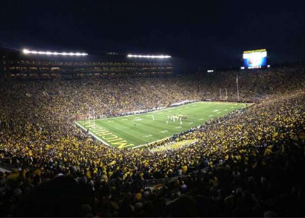 Michigan Stadium, section: 7, row: 77