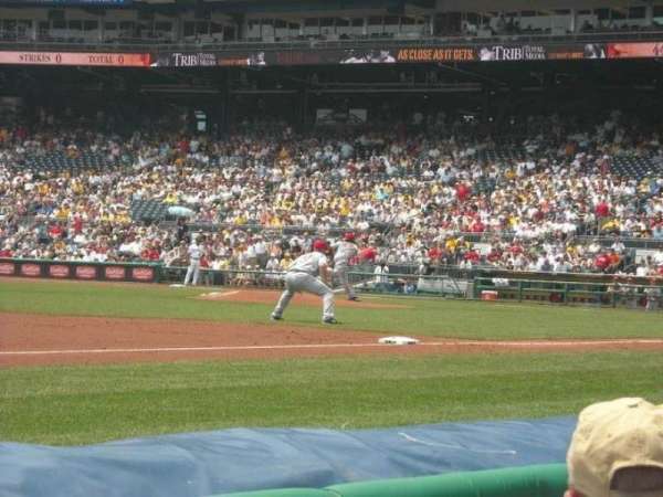 PNC Park, section: 25, row: 1, seat: 9