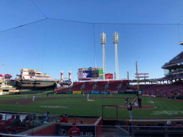 Great American Ball Park, section: 120, row: P, seat: 8