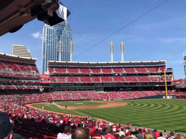 Great American Ball Park, section: 137, row: JJ, seat: 1