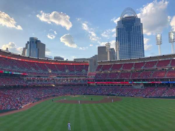 Great American Ball Park, section: 143, row: W, seat: 15