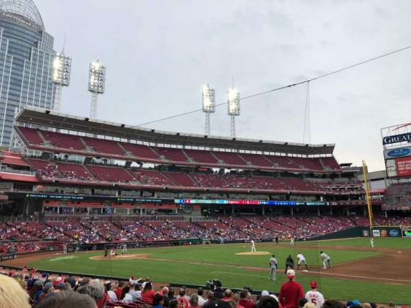 Great American Ball Park, section: 132, row: S, seat: 12