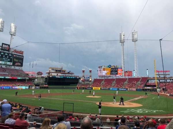 Great American Ball Park, section: 121, row: T, seat: 9
