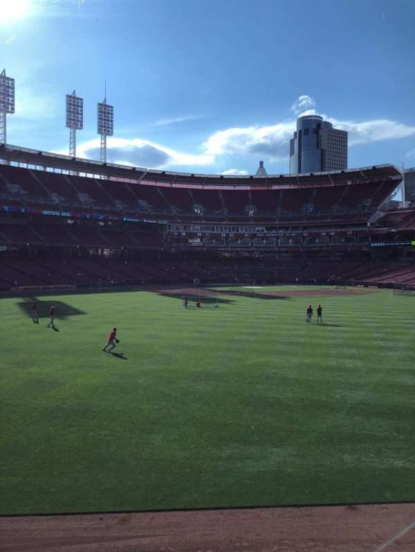 Great American Ball Park, section: CFPAV, row: A, seat: 24