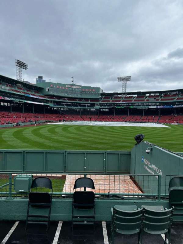 Fenway Park, section: Bleacher 42, row: 3, seat: 10