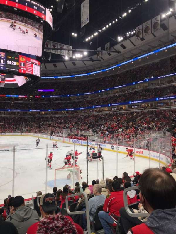 United Center, section: 107, row: 11, seat: 3