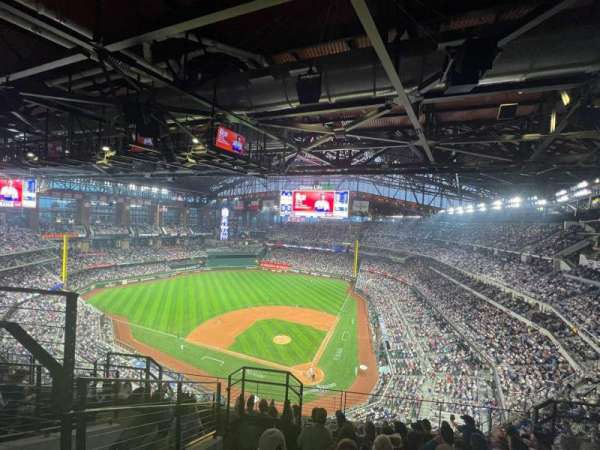 Globe Life Field, section: 311, row: 8, seat: 4