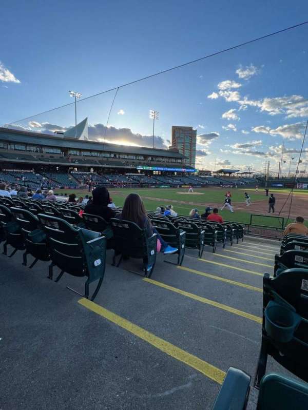 Louisville Slugger Field, section: 108, row: N, seat: 19