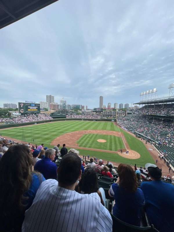 Wrigley Field, section: 312L, row: 8, seat: 15