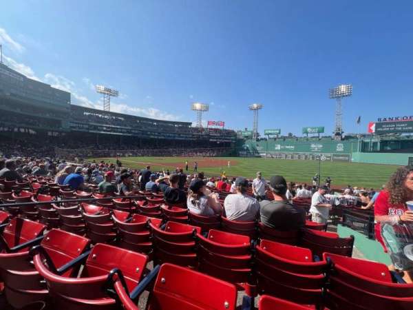 Fenway Park, section: Loge Box 99, row: GG, seat: 2
