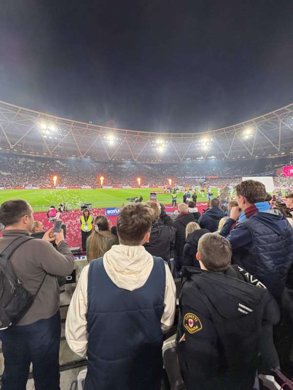 London Stadium, section: 106, row: 5, seat: 355
