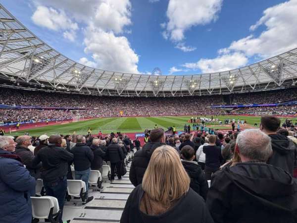 London Stadium, section: 106, row: 14, seat: 355