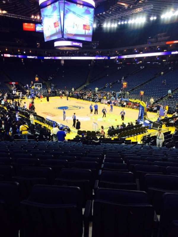 Oakland Arena, section: 125, row: 18, seat: 10