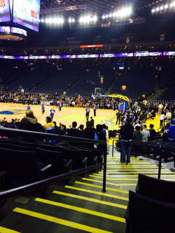 Oakland Arena, section: 126, row: 12, seat: 4
