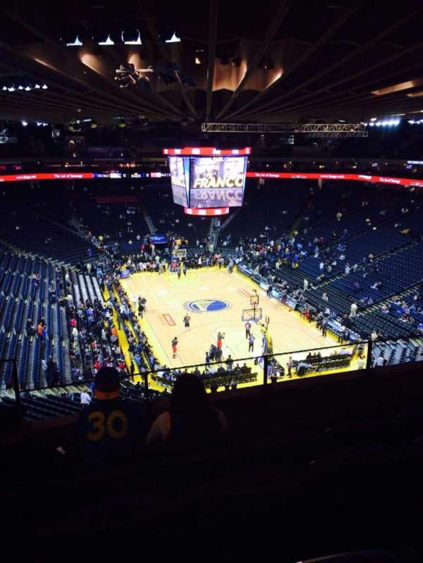 Oakland Arena, section: 210, row: 5, seat: 4