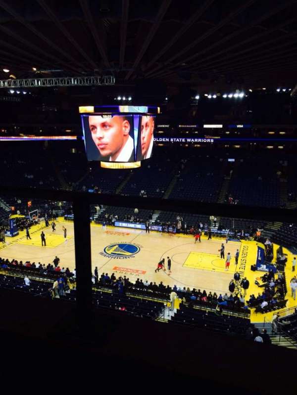 Oakland Arena, section: 215, row: 1, seat: 6