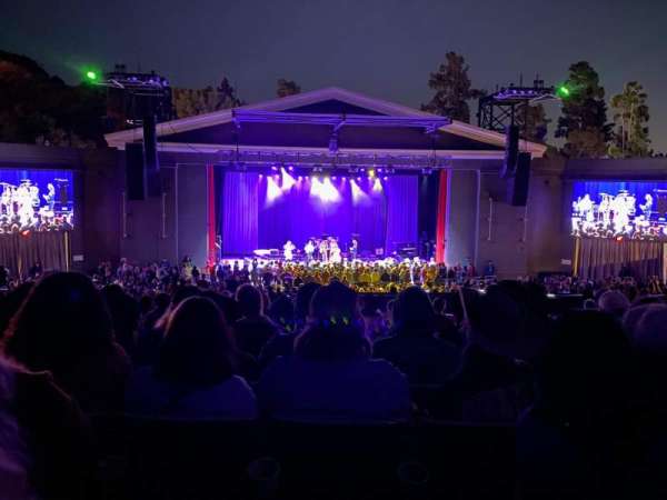 The Greek Theatre, section: B Left Center, row: P, seat: 115