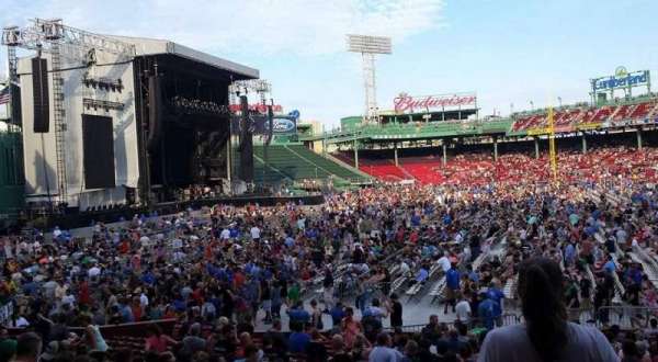 Fenway Park, section: Loge Box 161, row: MM, seat: 5
