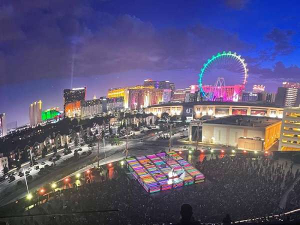 The Sphere, Vegas, section: 404, row: 4, seat: 1
