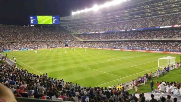 Soldier Field, section: 228, row: 1, seat: 4