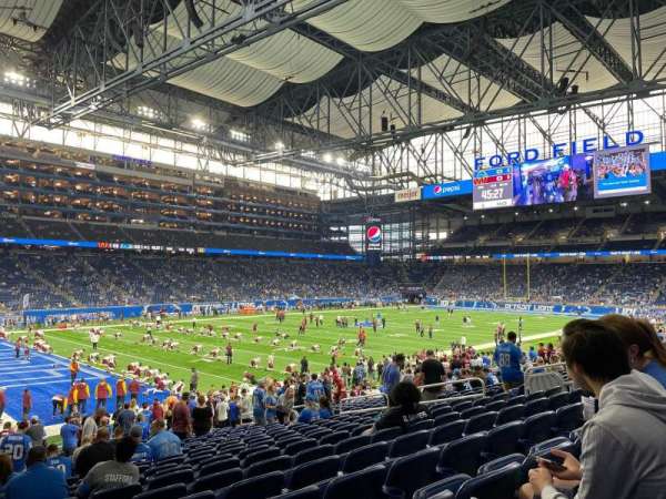 Ford Field, section: 122, row: 22, seat: 5