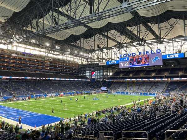 Ford Field, section: 121, row: 28, seat: 13