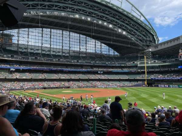 American Family Field, section: 108, row: 25, seat: 8