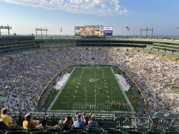 Lambeau Field, section: 750S, row: 13, seat: 16