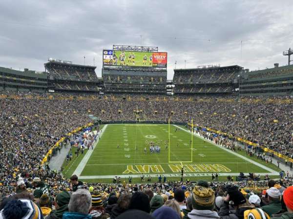 Lambeau Field, section: 101, row: 60, seat: 7