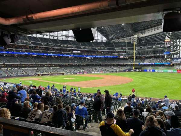 American Family Field, section: 109, row: 27, seat: 2