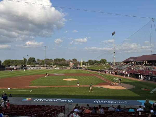 Neuroscience Group Field at Fox Cities Stadium, section: 107, row: S, seat: 9