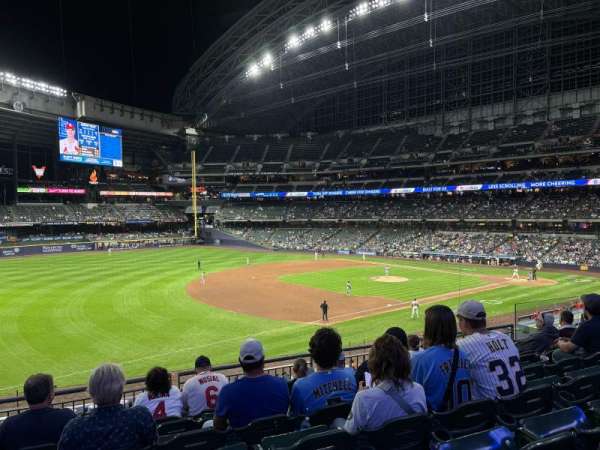 American Family Field, section: 228, row: 7, seat: 14