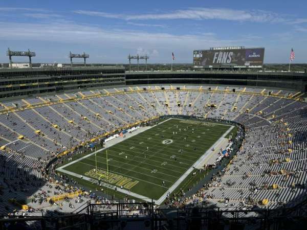 Lambeau Field, section: 739S, row: 14, seat: 16