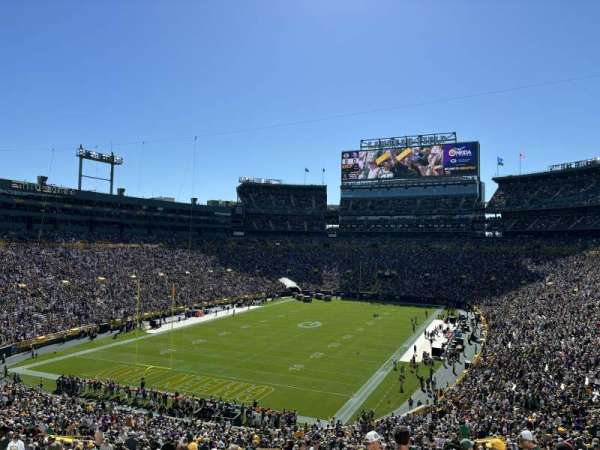 Lambeau Field, section: 104, row: 61, seat: 1