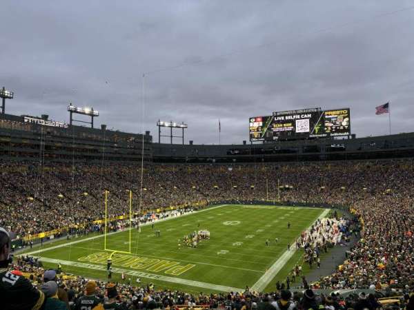 Lambeau Field, section: 135, row: 55, seat: 1
