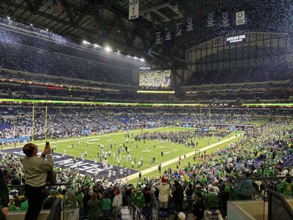 Lucas Oil Stadium, section: 248, row: 6, seat: 8