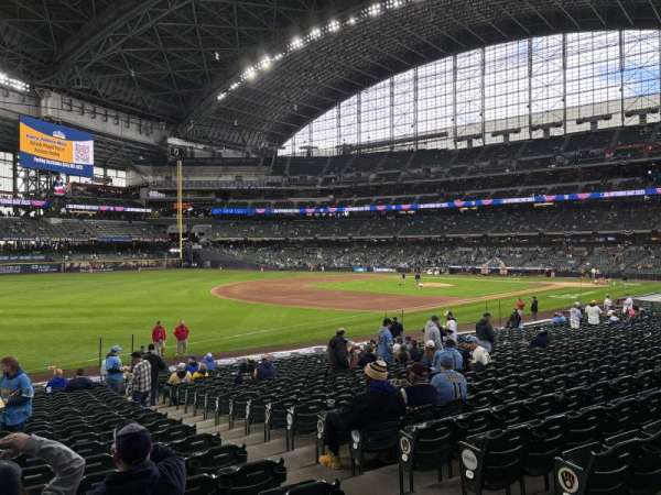 American Family Field, section: 127, row: 23, seat: 4