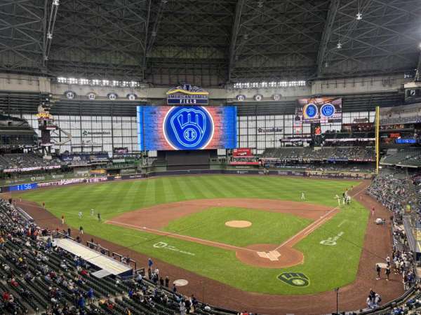 American Family Field, section: 332, row: 1, seat: 6