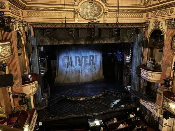 Gielgud Theatre, section: Grand Circle, row: A, seat: 21
