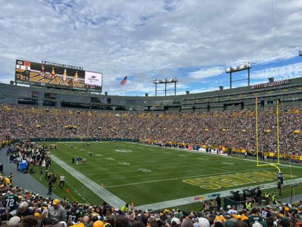 Lambeau Field, section: 134, row: 26, seat: 6